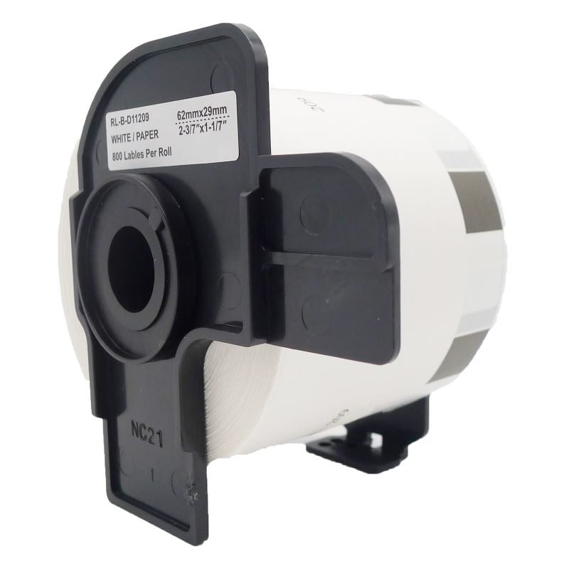 Compatible Label Roll (Black-on-White): Substitute to Brother DK11209