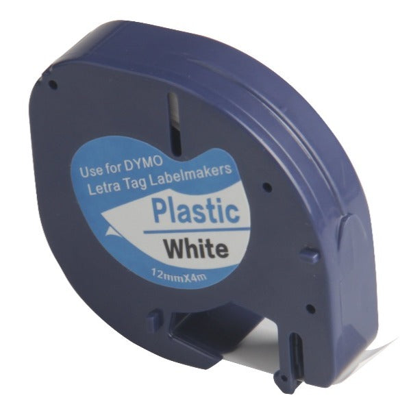 Compatible Black-on-White Label Tape Cassette: Substitute to Dymo LT 91331 by Items Online Ltd