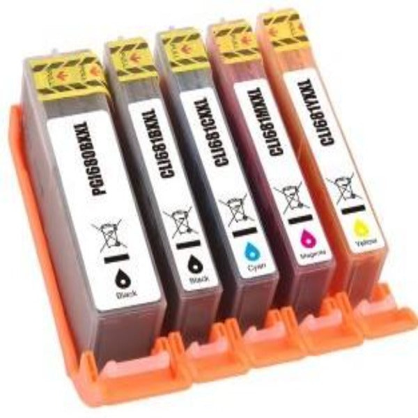 Compatible Inkjet Bundle Pack: Substitute to Canon PGI680XXL & CLI681XXL Series by Items Online Ltd