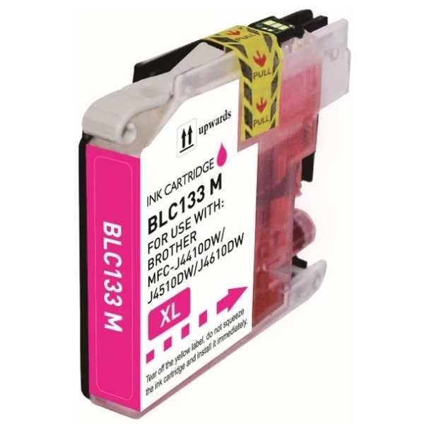 Compatible Magenta Inkjet: Substitute to Brother LC133