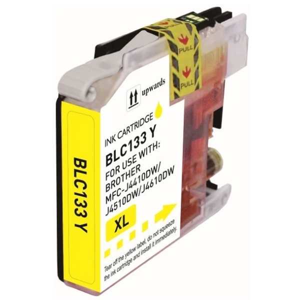 Compatible Yellow Inkjet: Substitute to Brother LC133