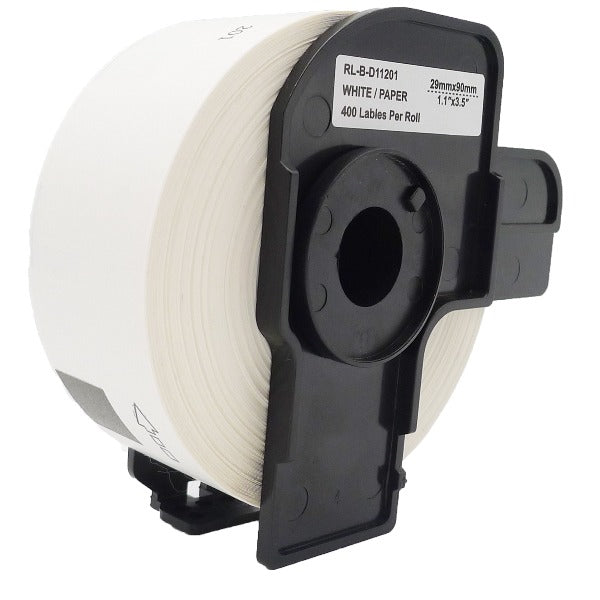 Compatible Label Roll (Black-on-White): Substitute to Brother DK11201 by Items Online Ltd