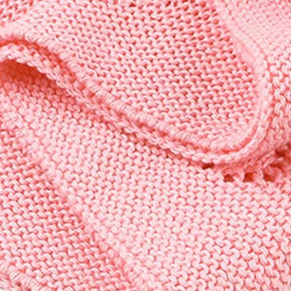 Maddy Moos Cotton Baby Blanket - Pink