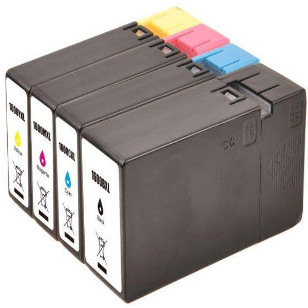 Compatible Inkjet Value Pack: Substitute to Canon PGI1600XL - (1 X Black, 1 X Cyan, 1 X Magenta, 1 X Yellow) by Items Online Ltd