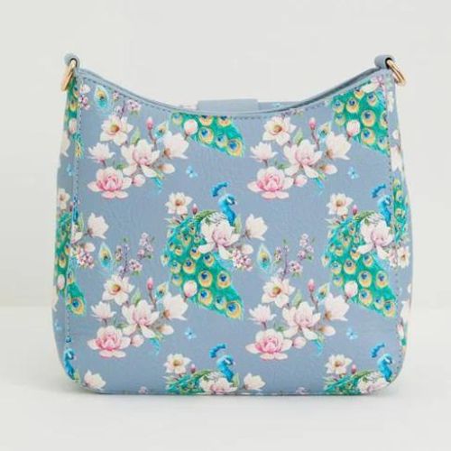 Peacock Cross Body Bag by Fable England