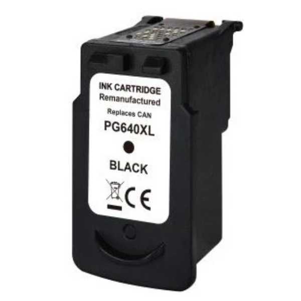 Remanufactured Black Inkjet: Substitute to Canon PG640XL