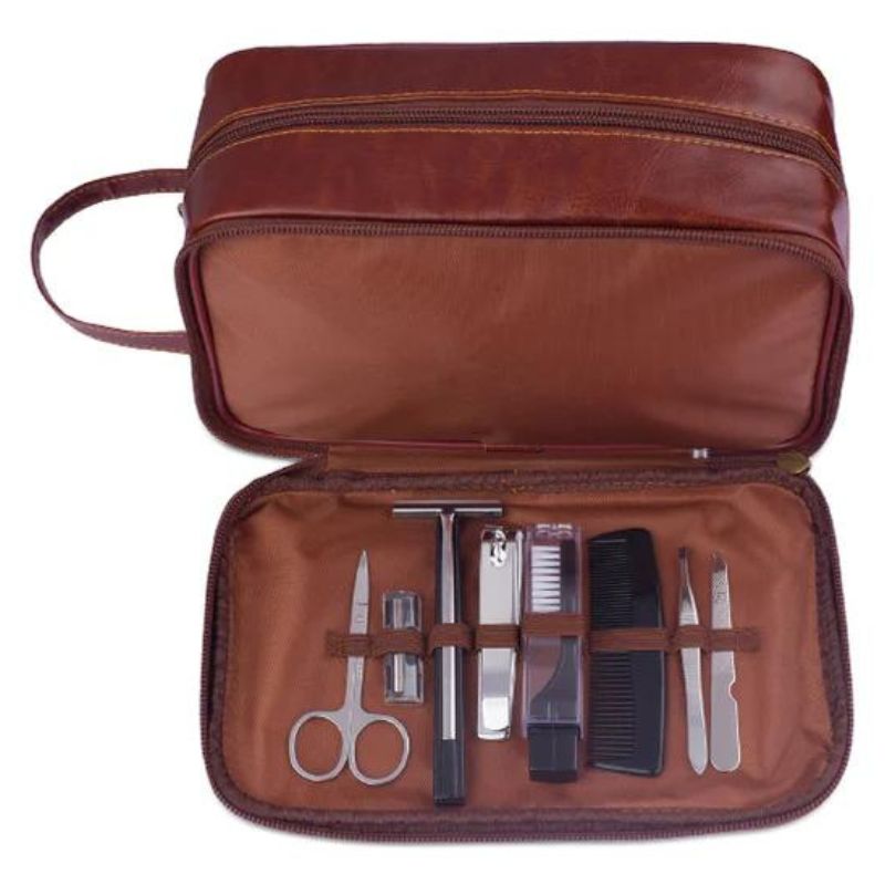 Toiletry Bag and Men's Grooming Set by Men's Republic